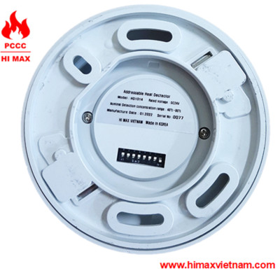 Đầu báo nhiệt địa chỉ hi max HD1014 (Kèm đế)