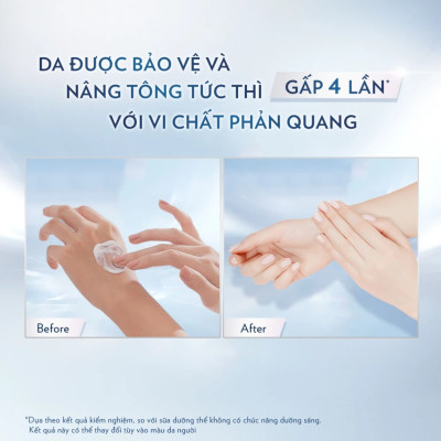 Vaseline Body Tone-Up Sữa dưỡng thể nâng tông tức thì 300ML - Sáng Mịn Da Nâng Tone