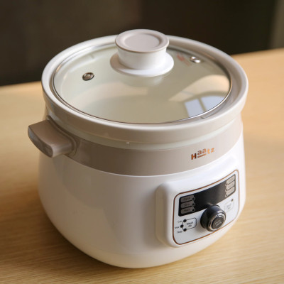 Nồi nấu chậm lòng gốm Hàn Quốc CIM361 dung tích 3L công suất 1000W kho cá, nấu cháo, hầm xương - Hàng chính hãng