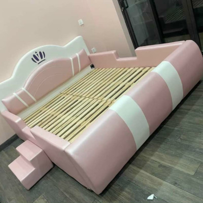 Giường trẻ em cao cấp Juno Sofa ngang 1m5/1m6/1m8 dài 2m