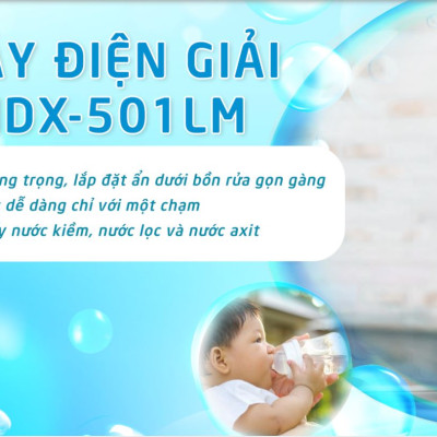 OSG - Máy Tạo Nước Điện Giải Ion Kiềm Giàu Hydro NDX-501LM - Hàng Nhập Khẩu Chính Hãng