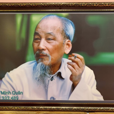 Ảnh gốc màu Chủ tich Hồ Chí Minh kính yêu