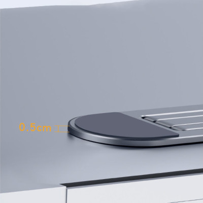 Giá đỡ laptop tản nhiệt dành cho máy tính macbook hợp kim nhôm dạng dán siêu gọn - Hàng chính hãng