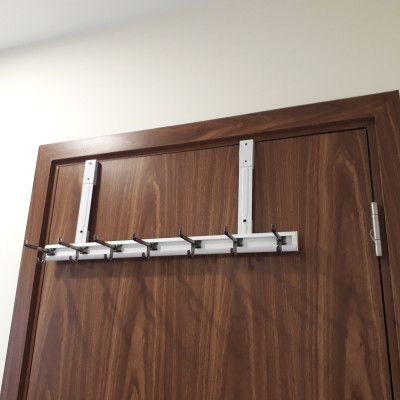 Móc treo quần áo sau cửa không cần khoan Wellex MH607(DR25) hạ 25cm