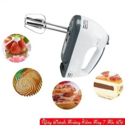 MÁY ĐÁNH TRỨNG TRỘN BỘT 7 CẤP MÁY TẠO BỌT CÀ PHÊ MINI SIÊU MẠNH