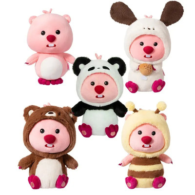 Thú nhồi bông Loopy cosplay - Size 35cm đến 85cm - Quà tặng gấu bông loopy nhân vật hoạt hình cute - Gối ôm mềm mại cho bé.