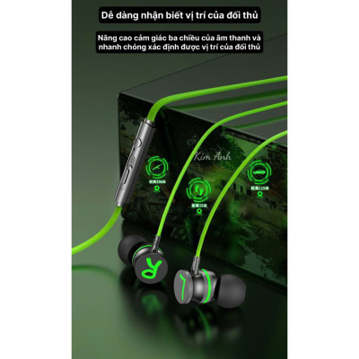 Tai nghe Game Lip-Top Q20 chân Type C, check QR tra nguồn gốc, có Micro và nút chỉnh âm lượng, Hàng chính hãng BH 1 năm