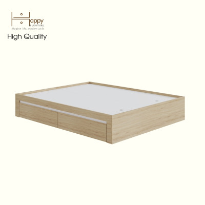 HAPPY FURNITURE , Giườngngủ 4 ngăn kéo , GNG_270 GNG_271 GNG_272 GNG_273 , 203cm x 35cm DxC