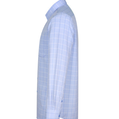 Áo sơ mi nam tay dài form suông Khatoco A1MD498T1-CNCR317-2504-D công nghệ NANO