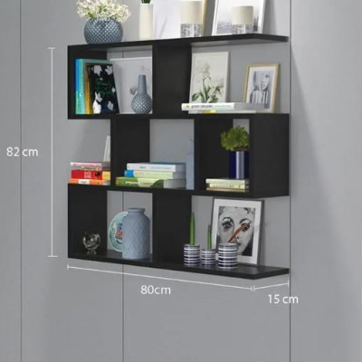 Kệ Sách Gỗ Treo Tường 4 Tầng Juno Sofa CTKT06-80 KT 80 x 82 x 20cm 