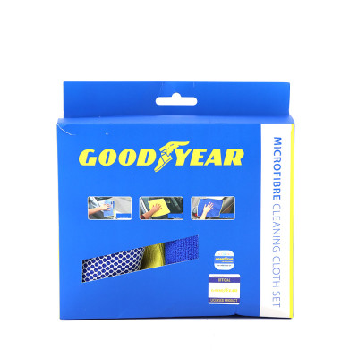 Combo 3 Khăn Vệ Sinh Chuyên Dụng GOODYEAR c Rửa Xe Lau Kính Lau Sạch Toàn Diện - Nhập Khẩu Chính Hãng