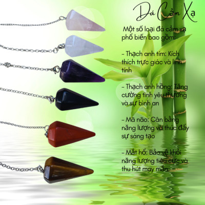 Đá cảm xạ NHASAN công cụ dò tìm năng lượng và chữa lành