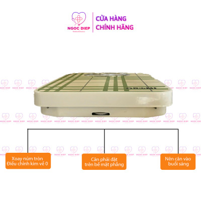 Cân Sức Khỏe OROMI BR9015B - Cân Cơ Học Lò Xo