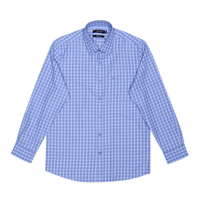 Áo sơ mi nam tay dài form suông Khatoco A1MD468T1-CNCR235-2411-D