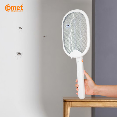 Vợt muỗi điện Comet CP048 Pin Lithium 500mAh sạc 2h dùng 10 ngày BH 12T cổng sạc type C