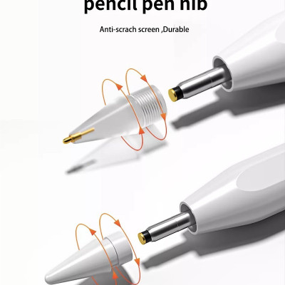 Bút Cảm Ứng Wiwu Pencil W Dành Cho iPad Pro và các dòng iPad / iPad Mini Có Sạc Không Dây Từ Tính, Có Chỉ Báo Pin Trên Thân Bút hỗ trợ viết vẽ nghiêng hơn 60 độ, chống tì tay, trang bị nam châm hít vào iPad - Hàng Chính Hãng