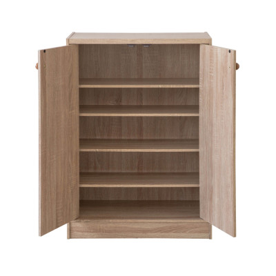 TỦ GIÀY 5 TẦNG 2 CÁNH MỞ HIỆN ĐẠI ECOFURNIX GT2118