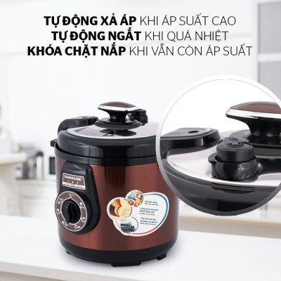 Nồi Áp Suất Điện Đa Năng Sunhouse SHD1562 (6L) - Hàng chính hãng