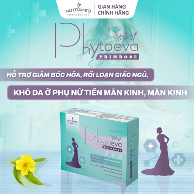 Viên uống Phytoeva Primrose hỗ trợ cân bằng và ổn định nội tiết tố nữ (30 viên) - Nutramed