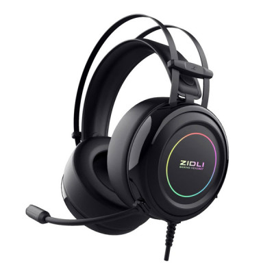 Tai nghe Gaming ZIDLI ZH-7RB (Sound 7.1, Led fix RGB) Black _ Hàng chính hãng