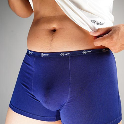 Combo 4 quần lót nam Boxer sợi cạp 1cm sợi tre tự nhiên mềm mịn thấm hút mồ hôi, co giãn 4 chiều MRM Manlywear - Màu ngẫu nhiên