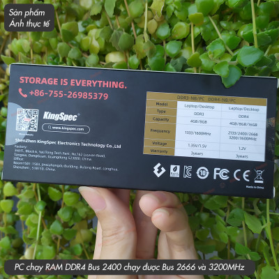 RAM KingSpec 8GB / 16GB DDR4 2666MHz / 3200MHz Gaming | KS-P Series - Hàng Chính Hãng