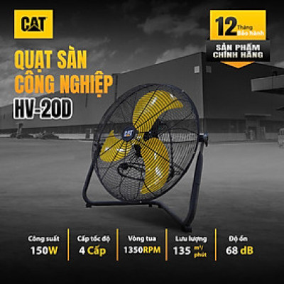 Quạt công nghiệp Caterpillar 20inch HV-20D - Làm mát nhà xưởng, kho bãi - HÀNG CHÍNH HÃNG