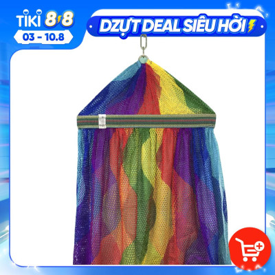 Bộ võng xếp BAN MAI: sơn tĩnh điện và lưới thép số 9 (Giao màu ngẫu nhiên)