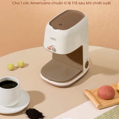 Máy Pha Cà Phê KONKA 2501M dễ sử dụng công suất 400W pha cà phê nhỏ giọt bình chứa tối đa 0.5L thời gian pha nhanh chóng thiết kế hiện đại sang trọng bảo hành 12 tháng - Hàng Nhập Khẩu