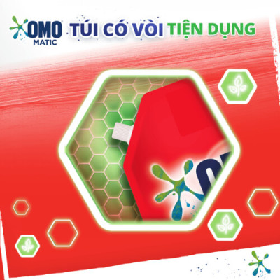 Túi Nước Giặt Omo Matic Cho Máy Giặt Cửa Trên Sạch Sâu Vượt Trội Khử Mùi Toàn Diện 3.7KG