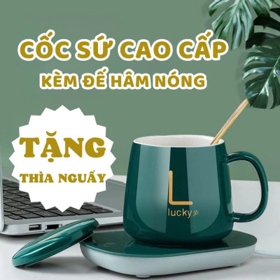 Đế Hâm Nóng Cốc Cafe, Trà , Sữa – Thiết Kế Thông Minh, Đa Năng Tiện Lợi