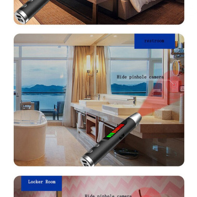 ROGTZ - RF Detector S16 Thiết bị dò Camera ẩn mini Máy nghe trộm Tín hiệu Wifi Tín hiệu GPS Tín hiệu điện thoại Phạm vi dò rộng Dải tần 100-8000MHz Độ nhạy cao Pin Lithium 3.7V 300mAh Độ bền cao Oto Văn phòng Khách sạn Nhà nghỉ Nhà ở - Hàng Chính Hãng 