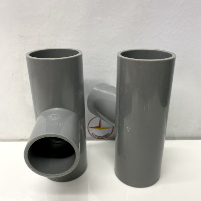 Tê giảm 60 x 49 nhựa PVC Bình Minh _ T60x49