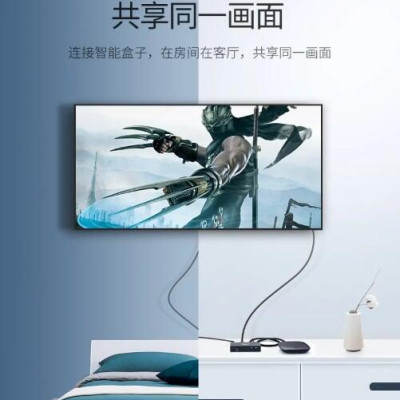 Ugreen UG4020140201TK Màu Đen Bộ chia HDMI 1 ra 2 hỗ trợ phân giải FULL HD - HÀNG CHÍNH HÃNG