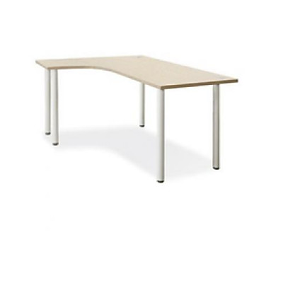 Bàn làm việc chân sắt Juno Sofa NT 190 BLT14-CT bên trái kiểu trụ 140 x 120 x 75 cm