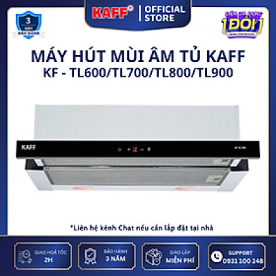 Máy hút mùi âm tủ inox phối kính cảm ứng 700mm KAFF KF-TL700 - Hàng Chính Hãng