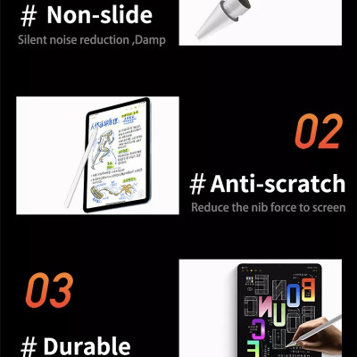 Bút Cảm Ứng Wiwu Pencil W Dành Cho iPad Pro và các dòng iPad / iPad Mini Có Sạc Không Dây Từ Tính, Có Chỉ Báo Pin Trên Thân Bút hỗ trợ viết vẽ nghiêng hơn 60 độ, chống tì tay, trang bị nam châm hít vào iPad - Hàng Chính Hãng