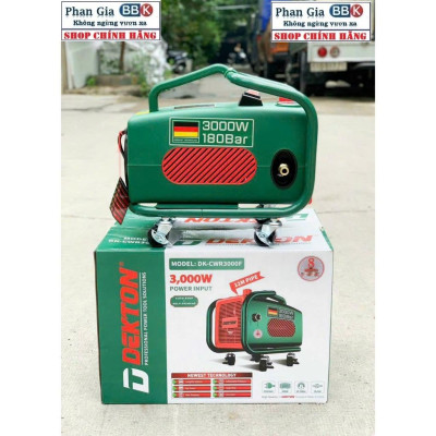 Máy Rửa Xe Dekton DK-CWR3000F - Công Suất 3000W - Có Chỉnh Áp, Bánh Xe Đẩy - Motor 100% Dây Đồng - Bảo Hành 1 Năm