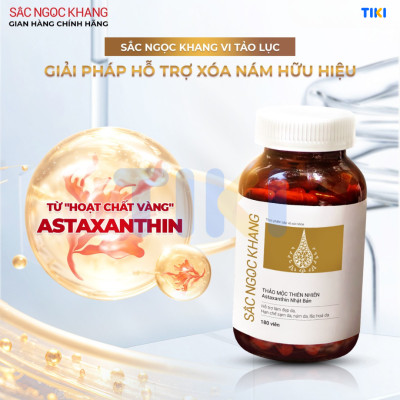 Combo 6 Viên Uống Sắc Ngọc Khang Vi Tảo Lục Hộp 60 viên