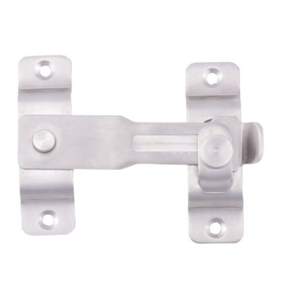 Chốt Khóa Cài Cửa KUNBE Bằng Thép Không Gỉ, Then Cửa Có Chốt Cố Định Thanh Gạt Loại To An Toàn, Chắc Chắn