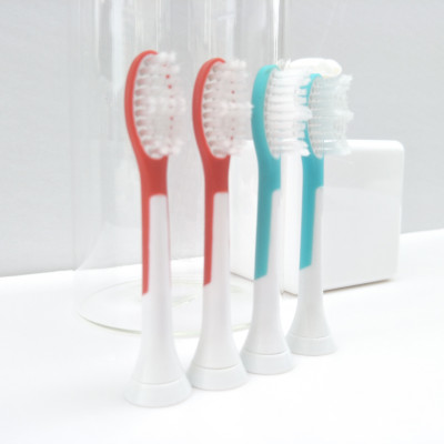 cho máy Philips Sonicare HX3, HX6, HX7, HX8, HX9, R, FlexCare +, FlexCare, HealthyWhite, HydroClean, EasyClean, DiamondClean, Bộ 4 đầu bàn chải đánh răng điện HX-6044 