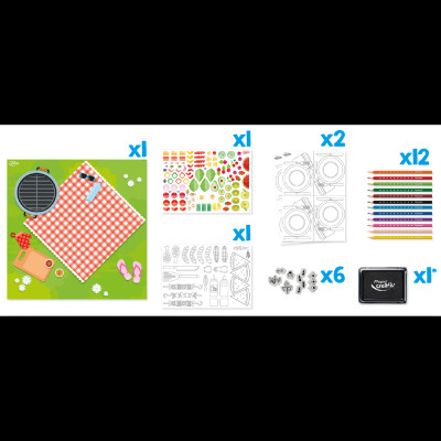 MAPED - Bộ dụng cụ thủ công trang trí tiệt nướng ngoài trời - 1 bộ 