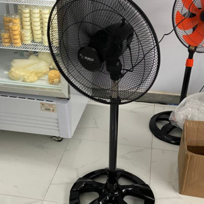 Quạt đứng công nghiệp Hali DC-199C công suất 80W, cánh quạt 45cm, 3 tốc độ gió, động cơ êm ái - Hàng chính hãng
