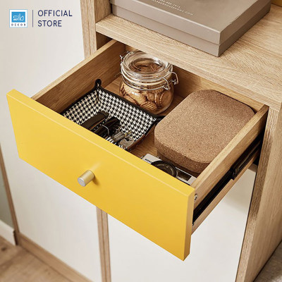 Kệ Gỗ Để Đồ Đa Năng Có Móc Treo Kèm Nệm Ngồi Hiện Đại Cho Phòng Khách Thương Hiệu SIB Decor KG36