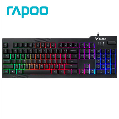 Bàn Phím Gaming RAPOO V50S Đèn Nền 7 Màu, Dây Cắm USB Dài 1.45M - Hàng chính hãng