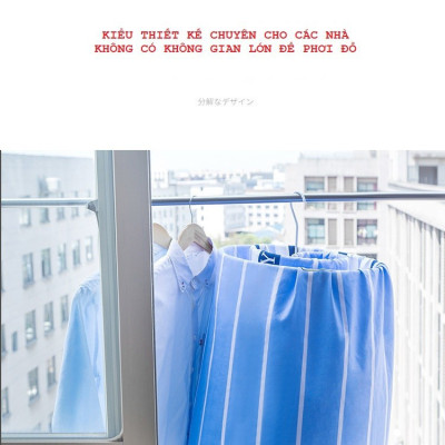 Giá phơi chăn mền siêu tiết kiệm không gian