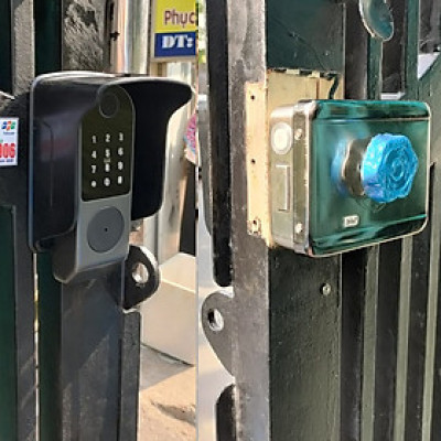 Khóa thông minh G01RW- 1 Mặt vân tay + Remote + App Tuya wifi( không chống nước) - Hàng nhập khẩu