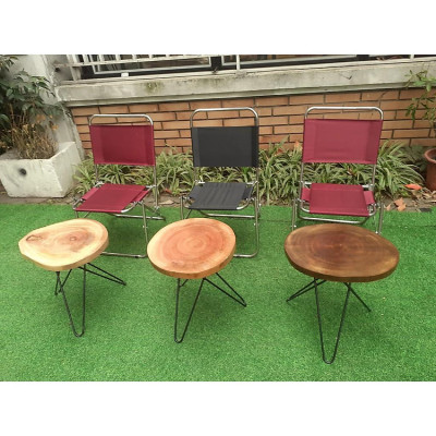 Ghế xếp khung sắt vải dù, ghế gấp ngồi câu cá, cafe, trà chanh tiện lợi