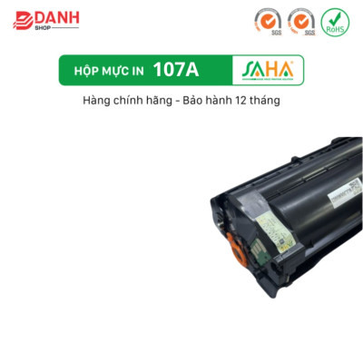 HỘP MỰC IN 107A SAHA - Hàng chính hãng - Dùng cho máy in HP Laser Jet 107A, 107W, 135A, 135W, 135FNW