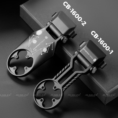 Giá đỡ đồng hồ đa chức năng mở rộng điều chỉnh góc lên xuống 135 độ CyclingBox CB-1600  cho xe đạp địa hình bằng hợp kim nhôm kéo dài tay lái xe đạp - Mai Lee 